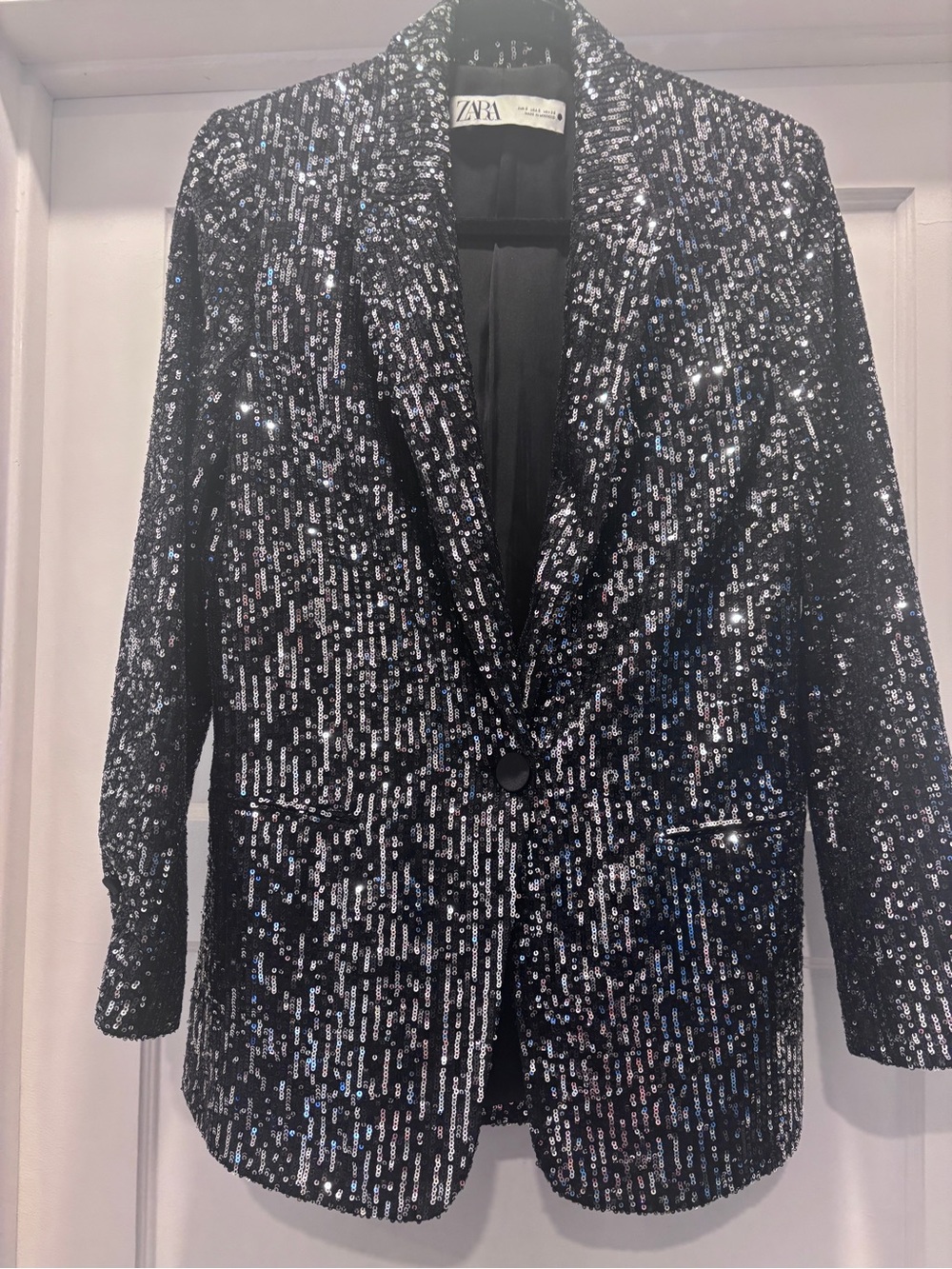 Zara Sequin Blazer